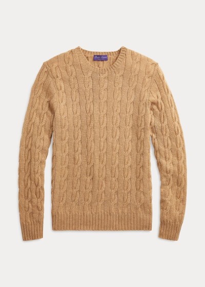 Suéter Ralph Lauren Cable-Knit Cashmere Homem 91678-WMVD